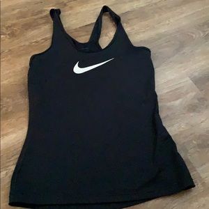 Nike black fitness top